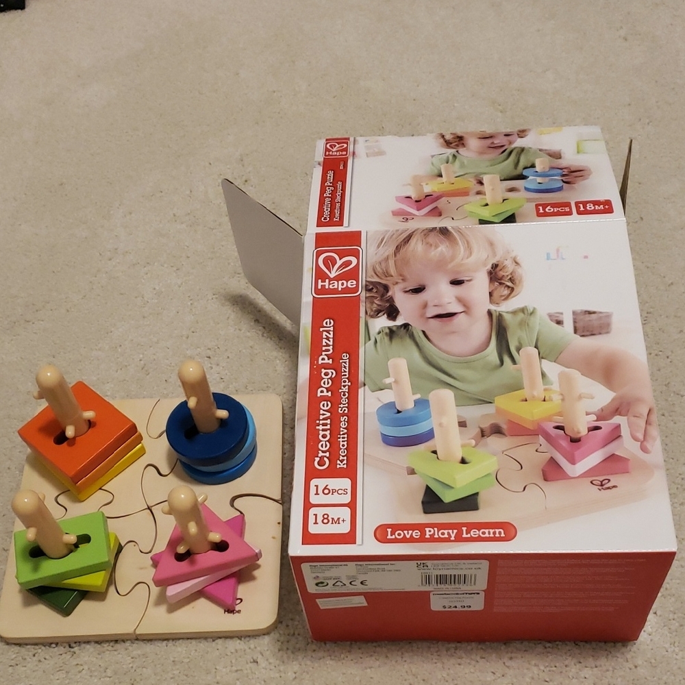 Hape Creative Peg Puzzle
